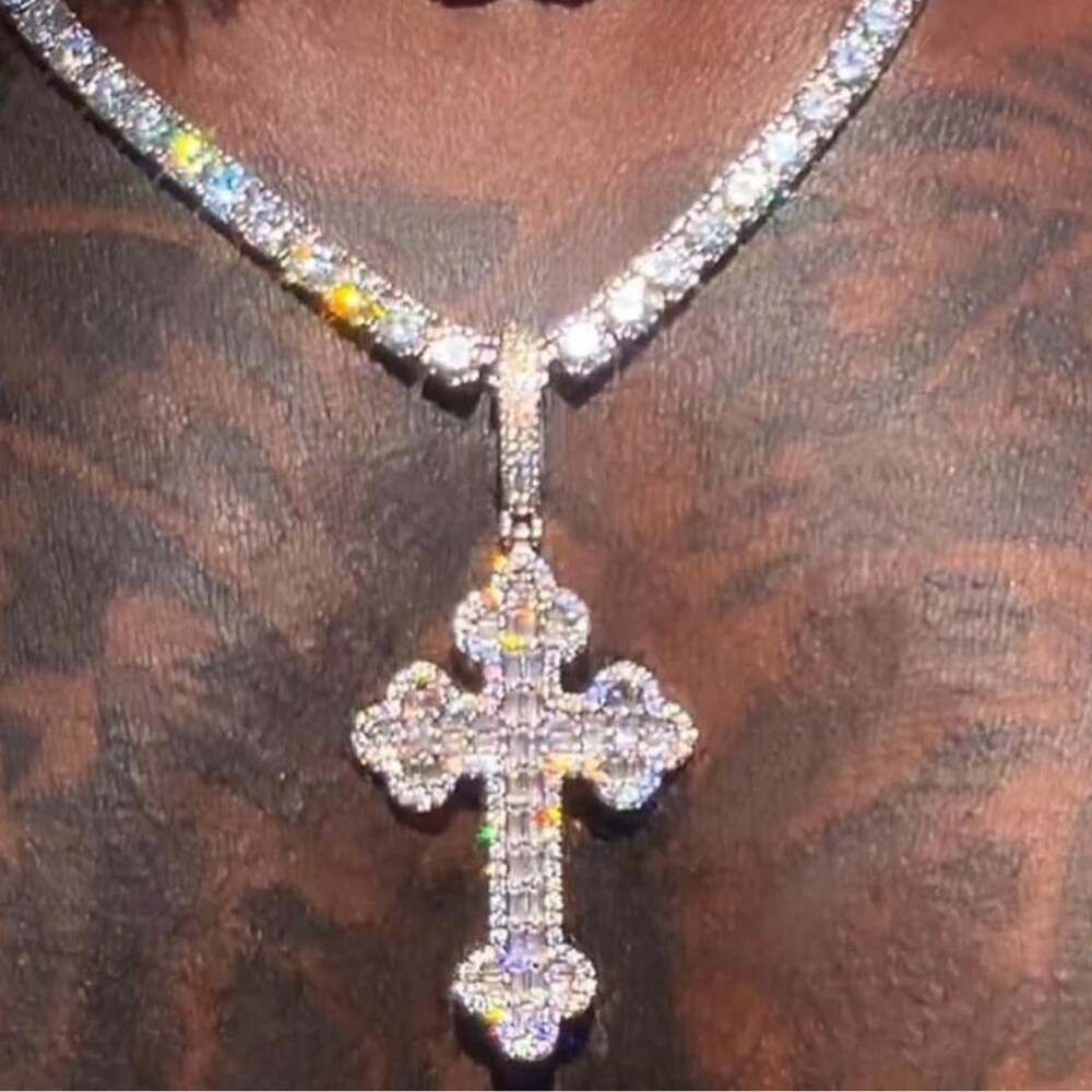 Tennis Cross Necklace
